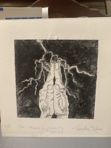 Hand Lightning Strike